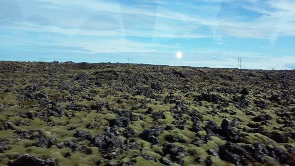 Lava fields on the way to/from the airport outside of Reykjavík